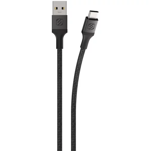 Scosche Strikeline trpežni kabel USB-A na USB-C, 1,2 m, sivi, (21166486)