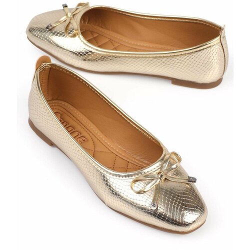 Capone Outfitters Ballerina Flats - Gold - Flat Slike