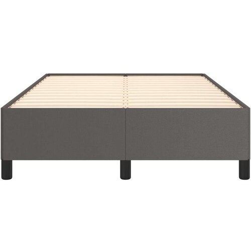 VidaXL Okvir kreveta sivi 120 x 190 cm od umjetne kože Slike