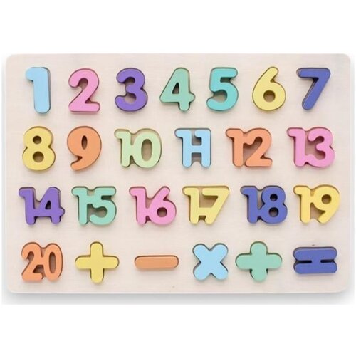 Bbo drvena igracka - brojevi i znaci GB-005 Cene