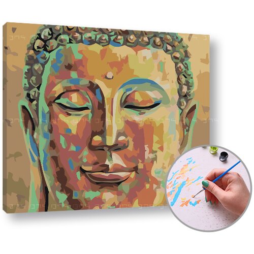 Nn Slikanje po brojevima SPIACI BUDHA 60x50 cm - without frame Slike