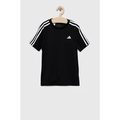 Adidas Dječja majica kratkih rukava U TR-ES 3S boja: crna, s aplikacijom