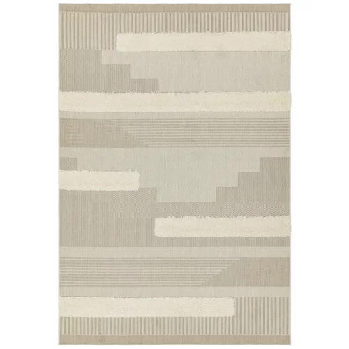 Asiatic Carpets Kremno bela zunanja preproga 200x290 cm Monty –