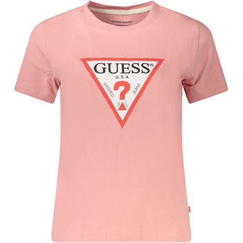 Guess Jeans WOMEN&amp;amp;#39;S SHORT SLEEVE T-SHIRT PINK Slike