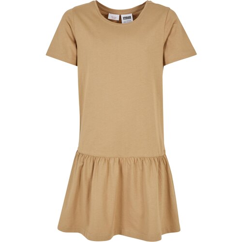 Urban Classics Kids Girls Valance Tee Dress unionbeige Slike