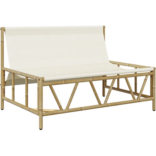 VidaXL vrtna klupa s jastukom 110x80x71 cm čelik Slike