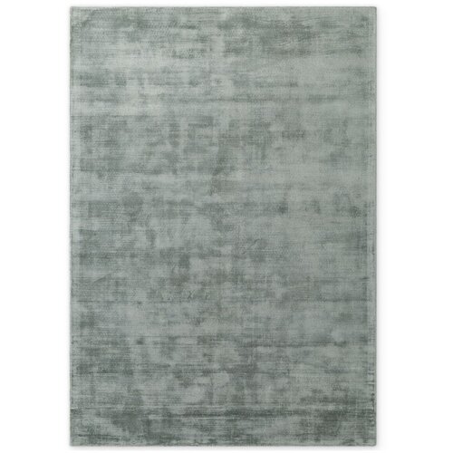 Vikosa Svetlo modra ročno tkana viskozna preproga 80x150 cm Noemi – Cene