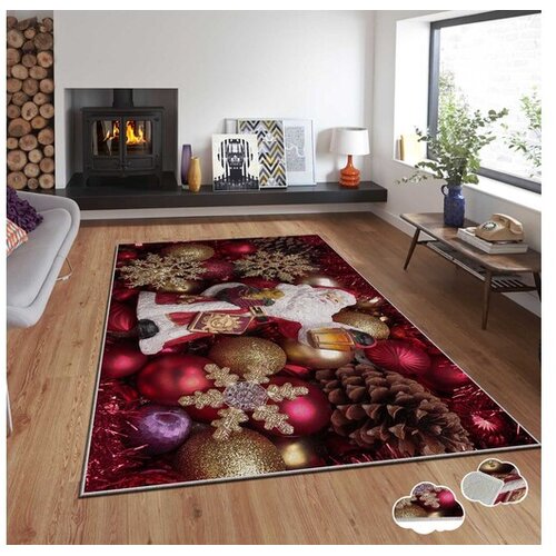 Conceptum Hypnose tepih s novogodi&scaron;njim motivima Asr-Crpt-24, Pravougaoni, 100 x 140 cm, &Scaron;areni Cijene