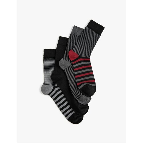 Koton 4-Piece Striped Socks Set Multi Color Cene