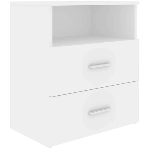 VidaXL Noćni ormarići 2 kom bijeli 50 x 32 x 60 cm Slike