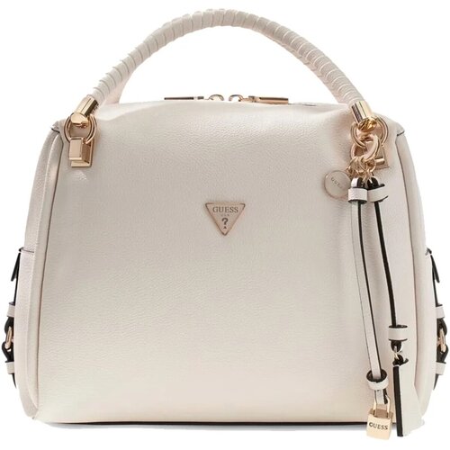 Guess Ročne torbice Danya Satchel Bež Slike