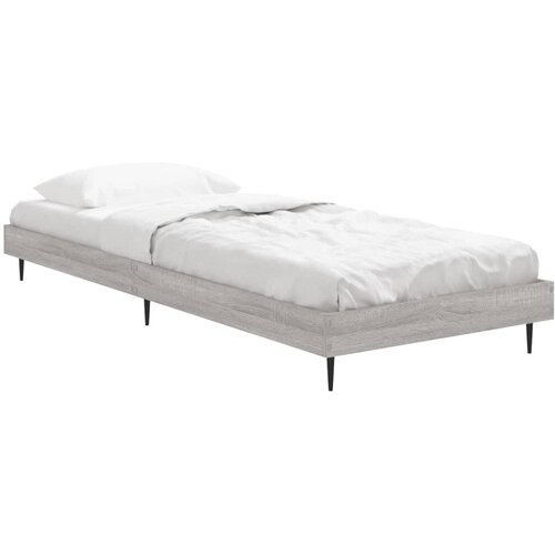  Okvir za krevet boja hrasta 75 x 190 cm od konstruiranog drva Slike