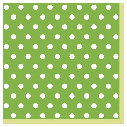 salveta za dekupaž - zelena sa tufnama - 1 komad Slike