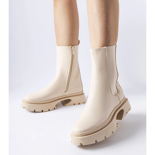 Gemre Beige insulated ankle boots Mombello Cene