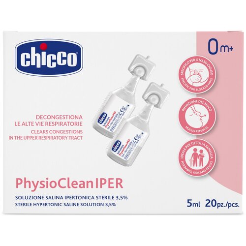 Chicco hipertonična raztopina 5ml x 20 kos Slike
