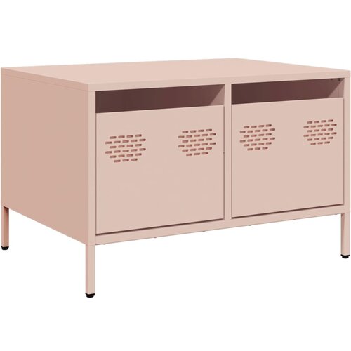 Maison Chic TV omarica - TV enota - Televizijska omarica roza 68x50x43,5 cm hladno valjano jeklo, (21701386) Cene