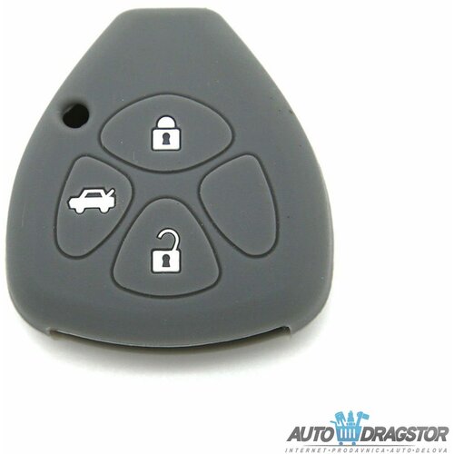 888 Car Accessories silikonska navlaka za ključeve crna toyota APT3006.01.B Slike