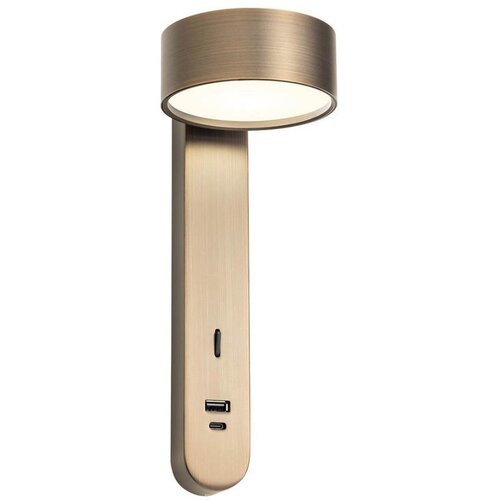  Redo 01-4642 - LED zidno svetlo SADES LED/6W/230V CRI 90 USB, u boji bronze Cene