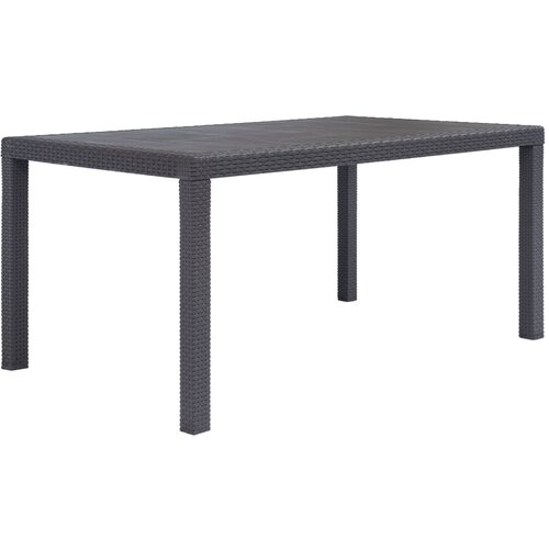  Vrtni stol smeđi 150 x 90 x 72 cm plastika s izgledom ratana Cijene