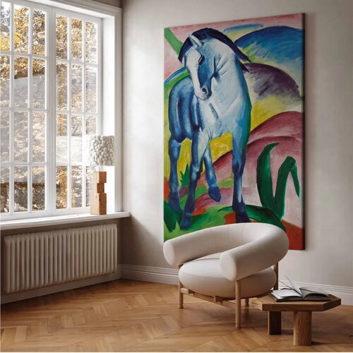  XXL slika - Franz Marc &amp;ndash; Blue Horse 133x200 Slike