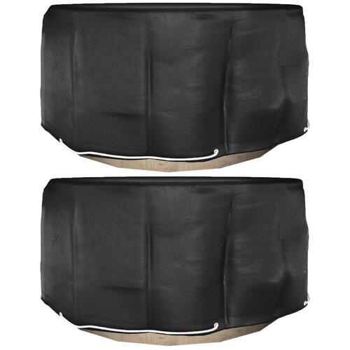 VidaXL Navlake za vrtni namje&amp;scaron;taj 2 kom s 10 u&amp;scaron;ica &amp;Oslash; 230x90 cm okrugle Slike