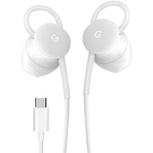 Google Slu&amp;scaron;alke USB C z nadzorom glasnosti Originalni mikrofon za pomoč pri glasu, Bela, (5000065653) Slike
