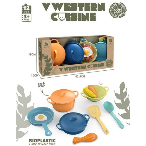  Kuhinjski set za igru BIO Pot - šareni Cene