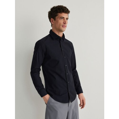Reserved srajca slim fit - mornarsko modra Cene