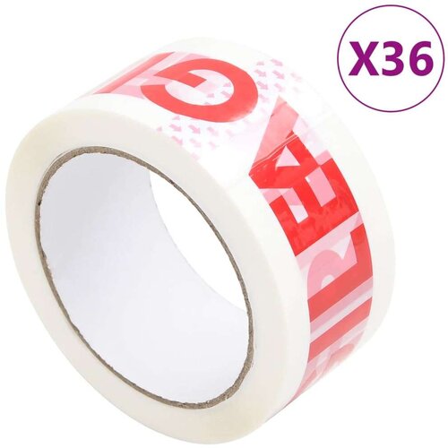  Traka za pakiranje 36 kom s natpisom FRAGILE bijela 48mm x 66 m Cijene