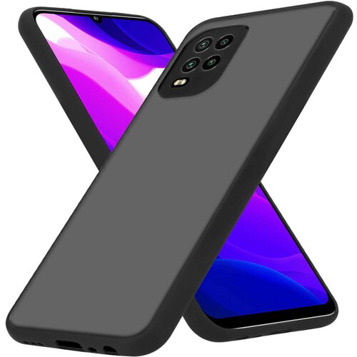 Cadorabo Xiaomi Mi 10 LITE in matirana črna barva - Hibridni za&scaron;čitni ovitek s TPU silikonom v notranjosti in matirano plastično zadnjo stranjo, (20860653) Cene