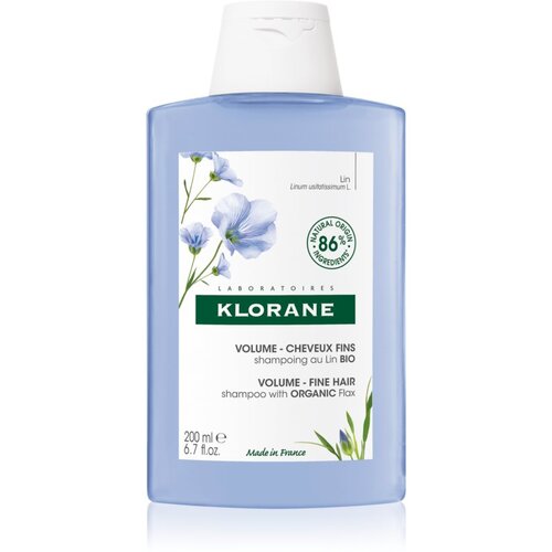 Klorane Flax Fiber Bio šampon za fine in tanke lase 200 ml Cene