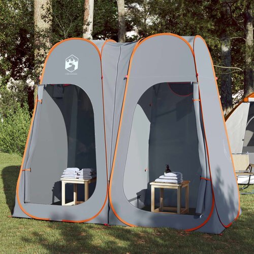 vidaXL Šotor za zasebnost siv in oranžen pop-up vodoodporen Cene