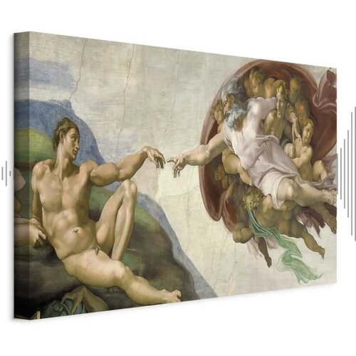  Slika - Michelangelo – The Creation of Adam II 30x20 Akustična Cene