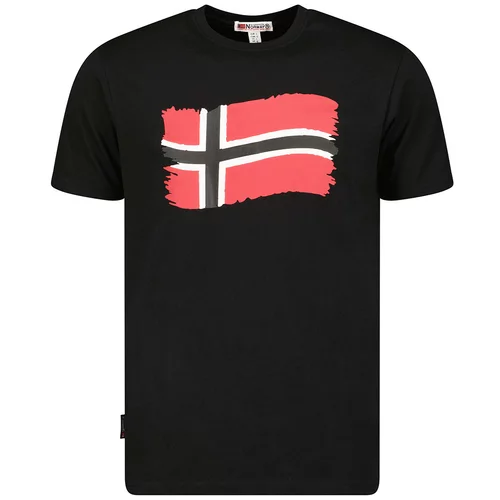 Geographical Norway Majice s kratkimi rokavi SX1078HGN-BLACK Črna
