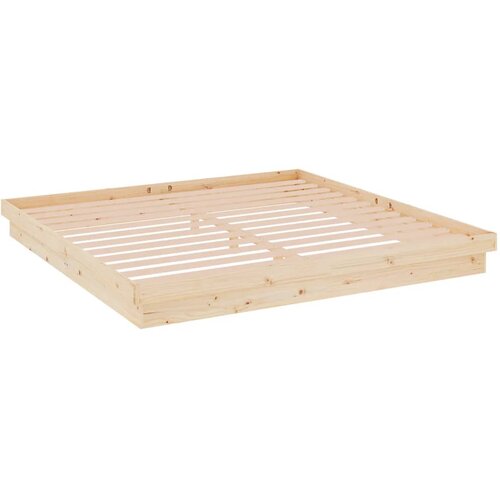  Okvir kreveta bez madraca 200 x 200 cm od masivnog drva Slike