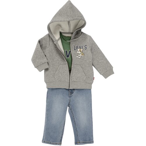 Levi&amp;#039;s Otro&amp;scaron;ki kompleti 3 PC TEE DENIM SET Večbarvna Slike