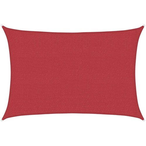  Jedro za za&amp;scaron;titu od sunca 160 g/m&amp;sup2; crveno 4 x 5 m HDPE Slike