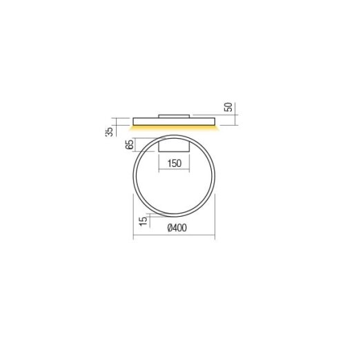  Redo 01-2835 - LED prigu&amp;scaron;iva zidna svetiljka FEBE LED/24W/230V zlatna Slike
