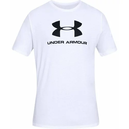 Under Armour Men's UA Sportstyle Logo Short Sleeve White/Black M