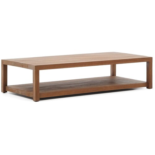 Kave Home Mizica iz masivnega tika v naravni barvi 70x150 cm Sashi &amp;ndash; Slike