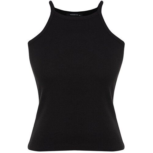 Trendyol Curve Plus Size Camisole - Black Slike