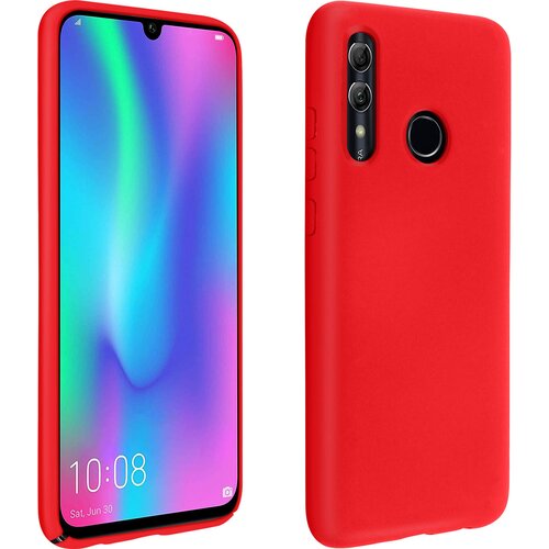 AVIZAR poltrda silikonska zašcitna torbica z mehkim zakljuckom na dotik - rdeca str. huawei p smart 2019 / honor 10 lite, (20599596) Cene