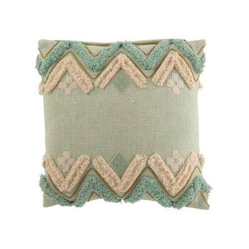 J-Line coussin zigzag carre cot bleu (45x45x45cm) blue Cijene
