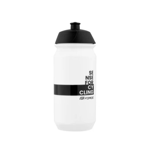 Force Bidon FINE 0,5 l, beli-crni Cene