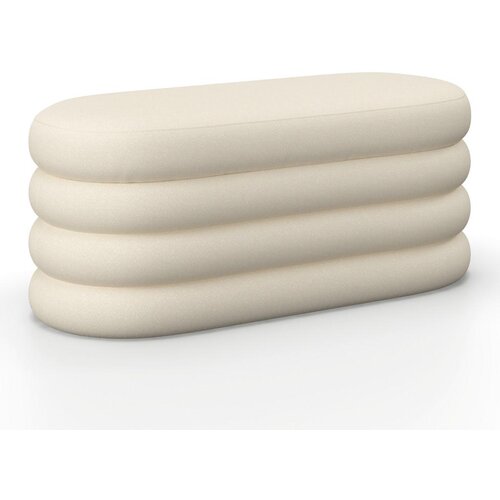 Bessagi Home Klop Za Pred Posteljo Lorena, Bež, Prostor Za Shranjevanje Slike