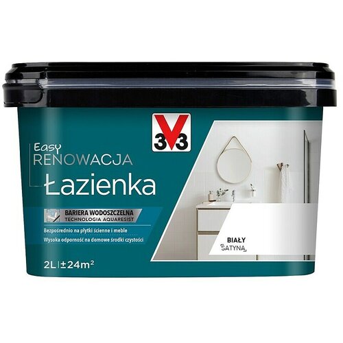 V33 Boja za renovaciju Renovation Perfection (Bijela, 2 l, Namijenjeno za: kupaonica) Cijene