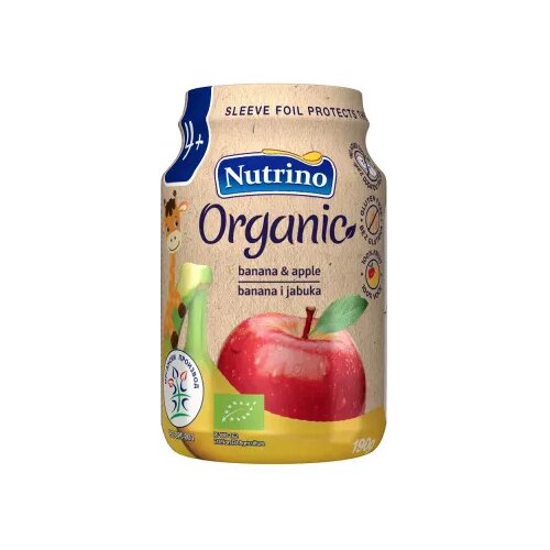 Nutrino organska ka&scaron;ica banana jabuka 190g Cijene