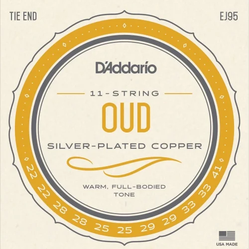 D'Addario EJ95 žice za OUD silver on NYLON