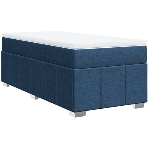 Maison Chic Box spring postelja - Vzmetna postelja z vzmetnico modra 90x200 cm blago SL24027, (21879288) Slike