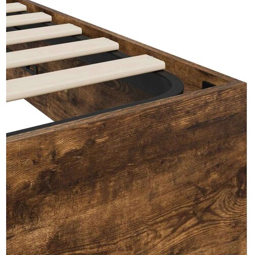  Otoman krevet Dimljeni hrast 193 x 120 x 25 cm Iverica Slike